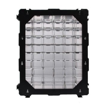 Riiul plastsahtlitega 60-osa