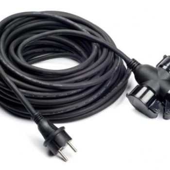 Jätkukaabel 10m/3-osaline 3x1,5mm2 H05RR-F IP44 16A
