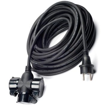 Jätkukaabel 20m/3-osaline 3x1,5mm2 H05RR-F IP44 16A