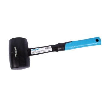 Kummihaamer XTline 1200g, 69mm, klaaskiust käepidemega, must, 42,3oz