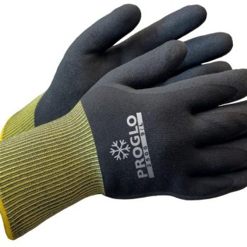 Töökindad PROGLO 2500 talvised, vahtnitriilkattega, nailon/spandex, nr 10