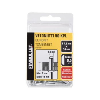 Neet 4,8X14 Alumiinium 50tk