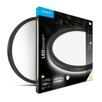 LED-valgusti/plafoon MODEE TS022-BR ümmargune 22W 4000K (3000 luumenit), D420x28mm, must