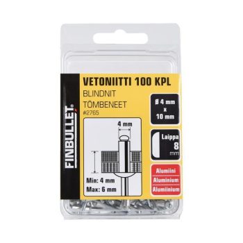 Neet 4,0X10 Alumiinium 100 tk