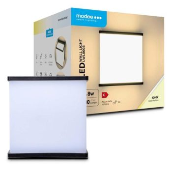LED-fassaadivalgusti MODEE (LWL0008) 8W (680 lumen) IP65 120x120x92mm