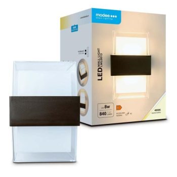 LED-fassaadivalgusti MODEE (LWL0013) 8W (840 lumen) IP44 105x95x135mm