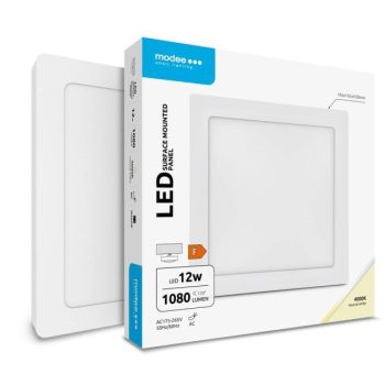 LED-paneel A2 nelinurk 12W 4000K (1080 lumen) pinnapealne