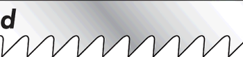 Tikksaeterad MAGNUM HCS 4,0/132mm 3tk/pakendis, kõikidele puuliikidele