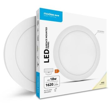 LED-paneel A2 ümar 18W 4000K (1620 lumen) pinnapealne