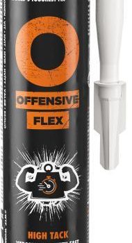 Montaažiliim WTF O OFFENSIVE FLEX WHITE 290ML valge