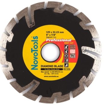Teemantketas NovoTools 125x22,2mm SAMURAI DEEP CUT