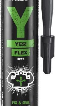 Liimhermeetik WTF Y YES FLEX DARK GREY 310ML RR23 tumehall