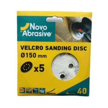 Lihvpaberkettad NovoAbrasive 150mm A40 VELCRO takjakinnitus, 5tk/pakendis