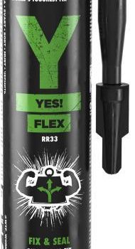 Liimhermeetik WTF Y YES FLEX BLACK 310ML RR33 must