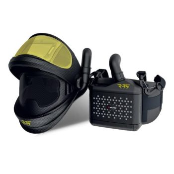 Isetumenev keevitusmask Hellmet R-35 Flow visiiriga, ventileeritav