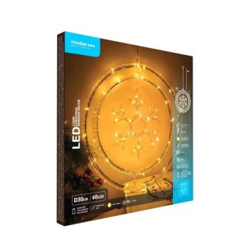 LED-dekoratsioon/valgusti aknale Modee C3009 (61LED D50cm) 3xAA