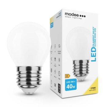 LED-lamp Filament Milky Globe Mini G45 4W E27 360° 2700K (470 lumen)