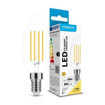 LED-lamp Filament Candle C35 7W E14 360° 2700K (806 lumen)