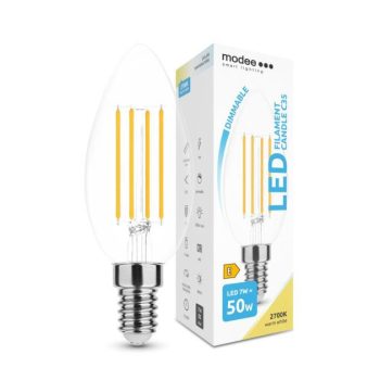 LED-lamp Filament Candle C35 7W E14 360° 2700K (806 lumen) dimmerdatav
