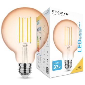 LED-lamp Filament Amber Globe G95 4W E27 360° 1800K (360 lumen)*