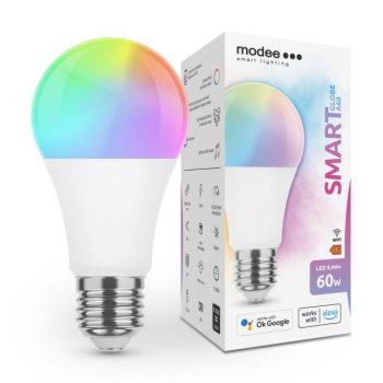 LED-lamp Smart (Tuya Wi-Fi) Globe A60 9,4W E27 360° RGB (806 lumen)