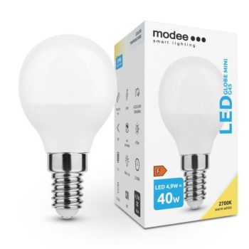 LED-lamp Globe Mini G45 4,9W E14 180° 2700K (470 lumen)