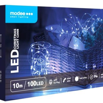 LED-valguskett Modee C2008 String 100LED/10m, 3,6W, 10000K, 230V, traat