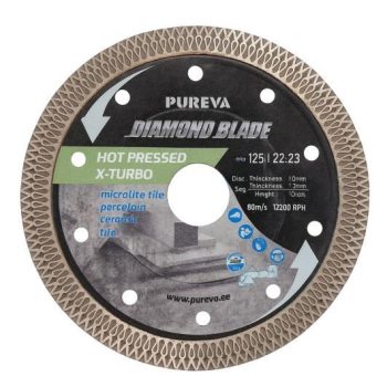 Teemantketas PUREVA TOOLS 125 x 1,3 x 22mm X-TURBO