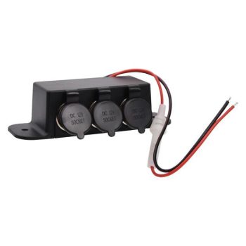 Sigaretisüütaja pesa jagaja, 3 pesa 12V DC 10A