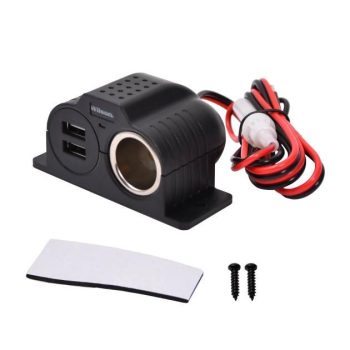 Sigaretisüütaja pesa12/24V + 2x USB laadimispesa