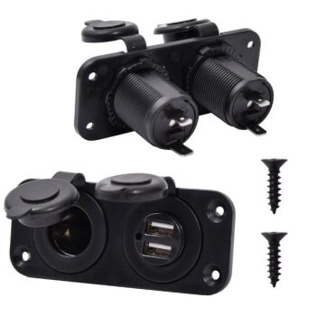 Sigaretisüütaja pesa + 2x USB süvistatav