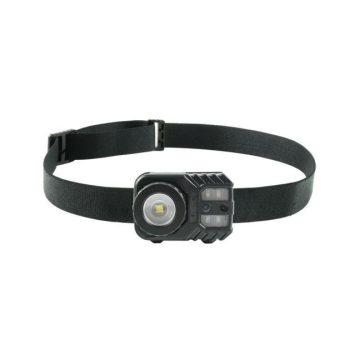 LED-pealamp Technik H20, 400lm, IP44, zoomitav, punase valgusega, USB-laetav