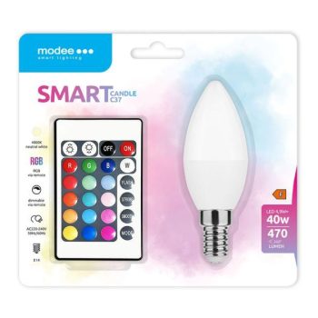 LED-lamp Smart (+pult) Candle C35 4,9W E14 270° RGB+W (470 lumen)