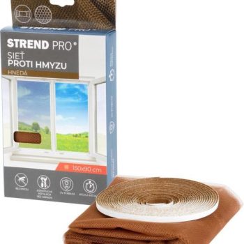 Putukavõrk aknale STRENDPRO 150X90cm + takjateip, pruun
