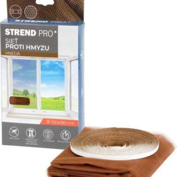 Putukavõrk aknale STRENDPRO 150X180cm + takjateip, pruun