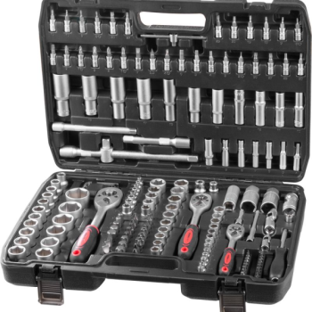 Padrunvõtmete komplekt Strend Pro 1/4"+1/2"+3/8", 172-osaline, CR-V