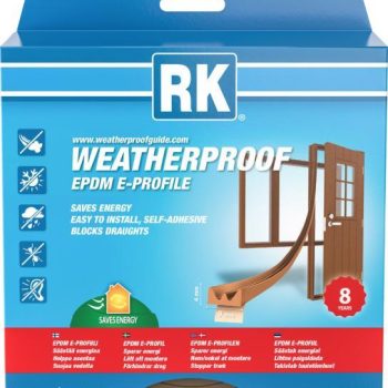 Akna- ja uksetihend RK EPDM SMALL E-profiil pruun 25m