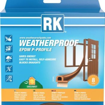 Akna- ja uksetihend RK EPDM MEDIUM P-profiil pruun 25m