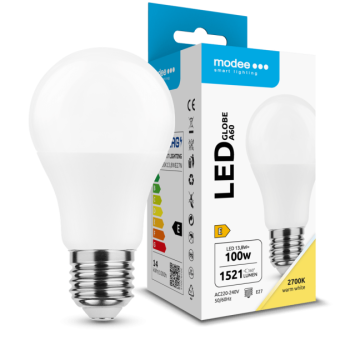 LED-lamp Globe A60 13,8W E27 270° 2700K (1521 lumen) ERP