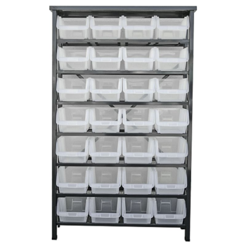 Stend HL3205, 28 suure varuosakastiga, 94x30x150 cm