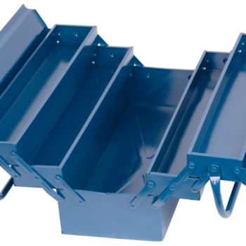 Tööriistakast TB101E, 5-sektsiooni, metall, 530x200x210 mm