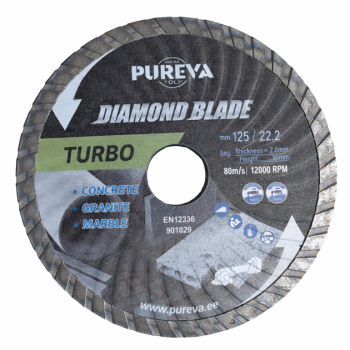 Teemantketas PUREVA TOOLS 125x22,2mm TURBO