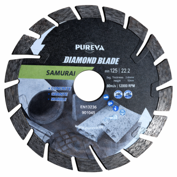 Teemantketas PUREVA TOOLS 125x22,2mm SAMURAI