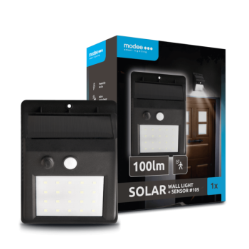 LED-prozektor Modee Lighting Solar WS105 100lm 6000K liikumisanduriga