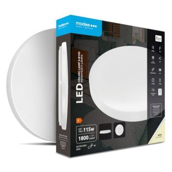 LED-valgusti/plafoon MODEE ümmargune 18W 4000K IP20 (1800lm) D260x65mm valge
