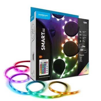 LED-riba MODEE 24W 10m 380lm 230V RGB, puldiga juhitav