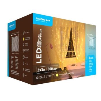 LED-valguskett Modee C3006 300LED/3x3m, 3,6W, 2700K, 230V, valguskardin