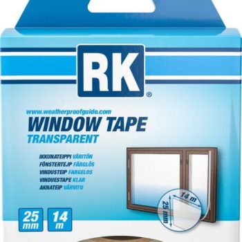 Aknateip RK läbipaistev 25mmx14m