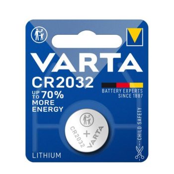 Patarei Varta Lithium Coin CR2032, 3V 1tk/pakendis