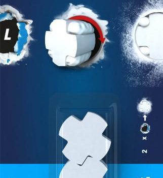 Kipsplaadi paranduskomplekt RK PLASTERPLUG L 34mm 2tk/pakendis